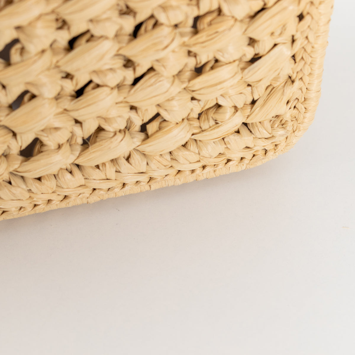Celine Triomphe Raffia Chain Strap Bag