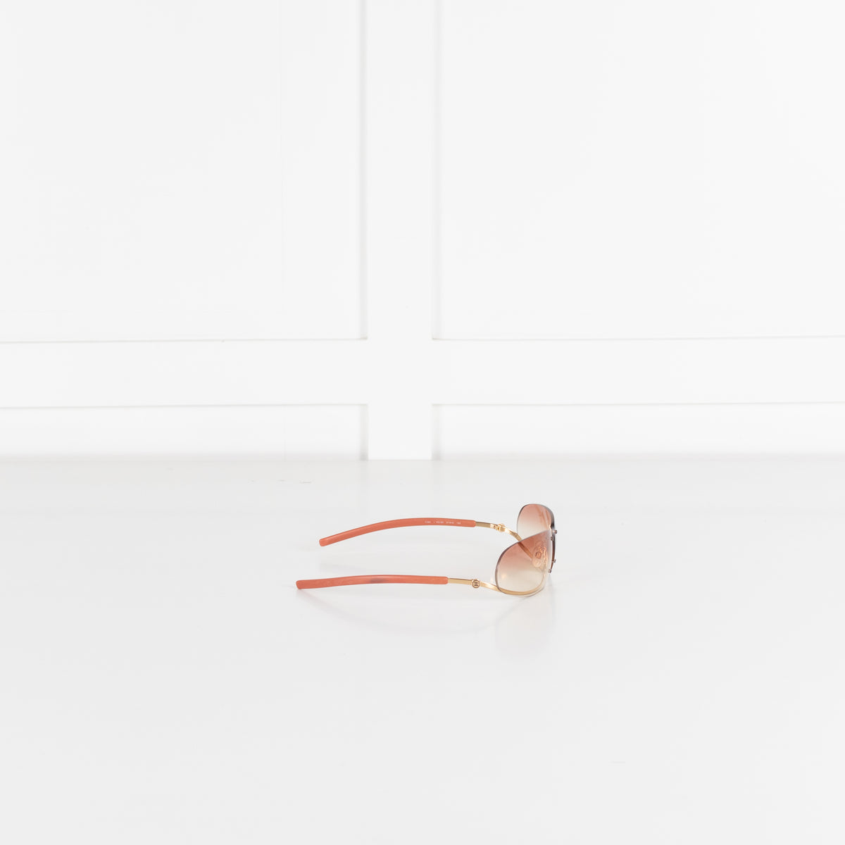 Chanel Orange Tone Frameless Sunglasses