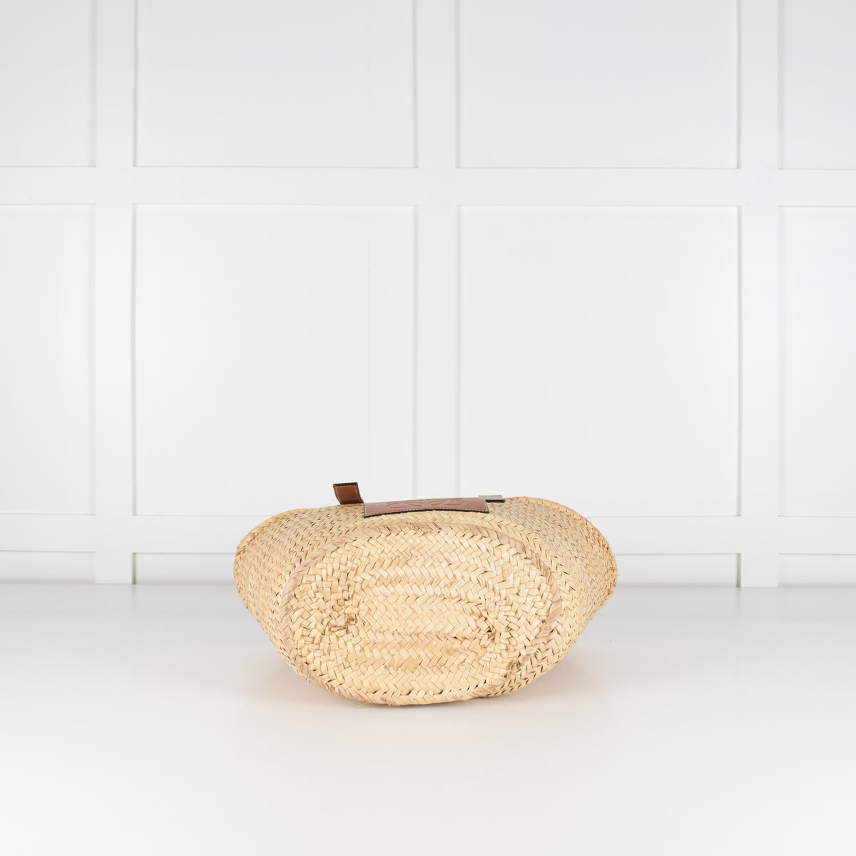 Loewe Medium Raffia Tan Anagram Tote