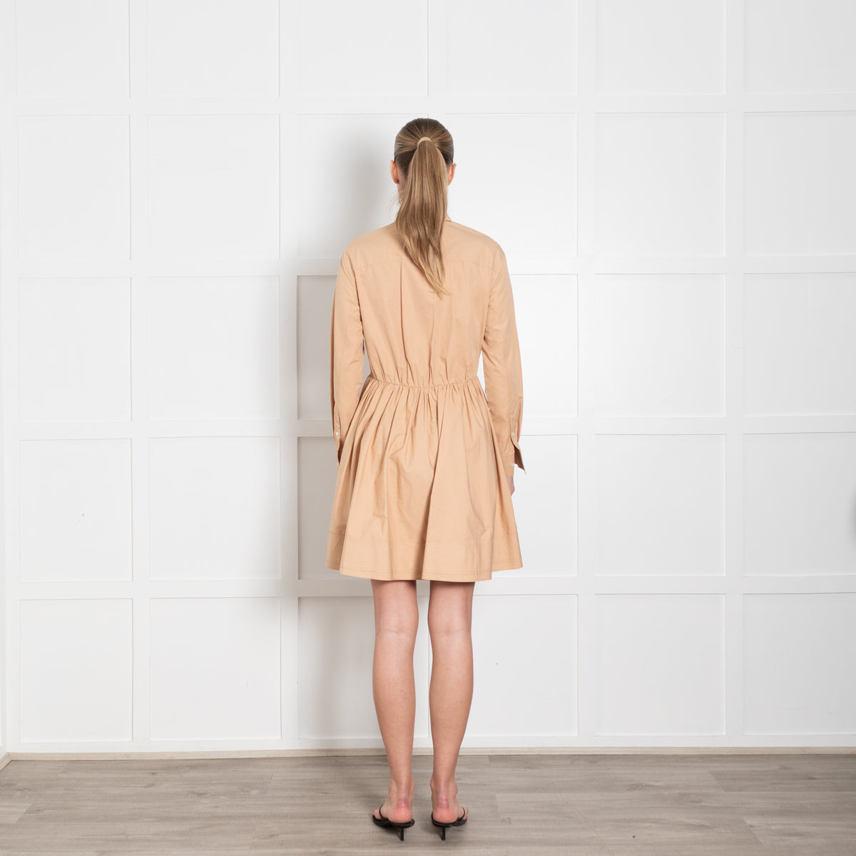 Jil Sander Nude Nouvelle Cotton Shirt Dress