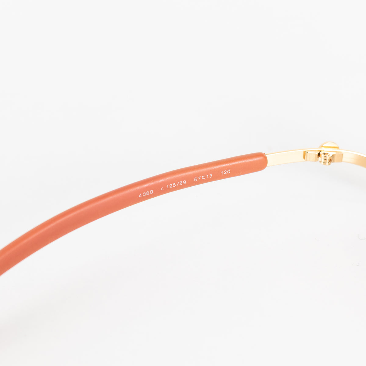 Chanel Orange Tone Frameless Sunglasses