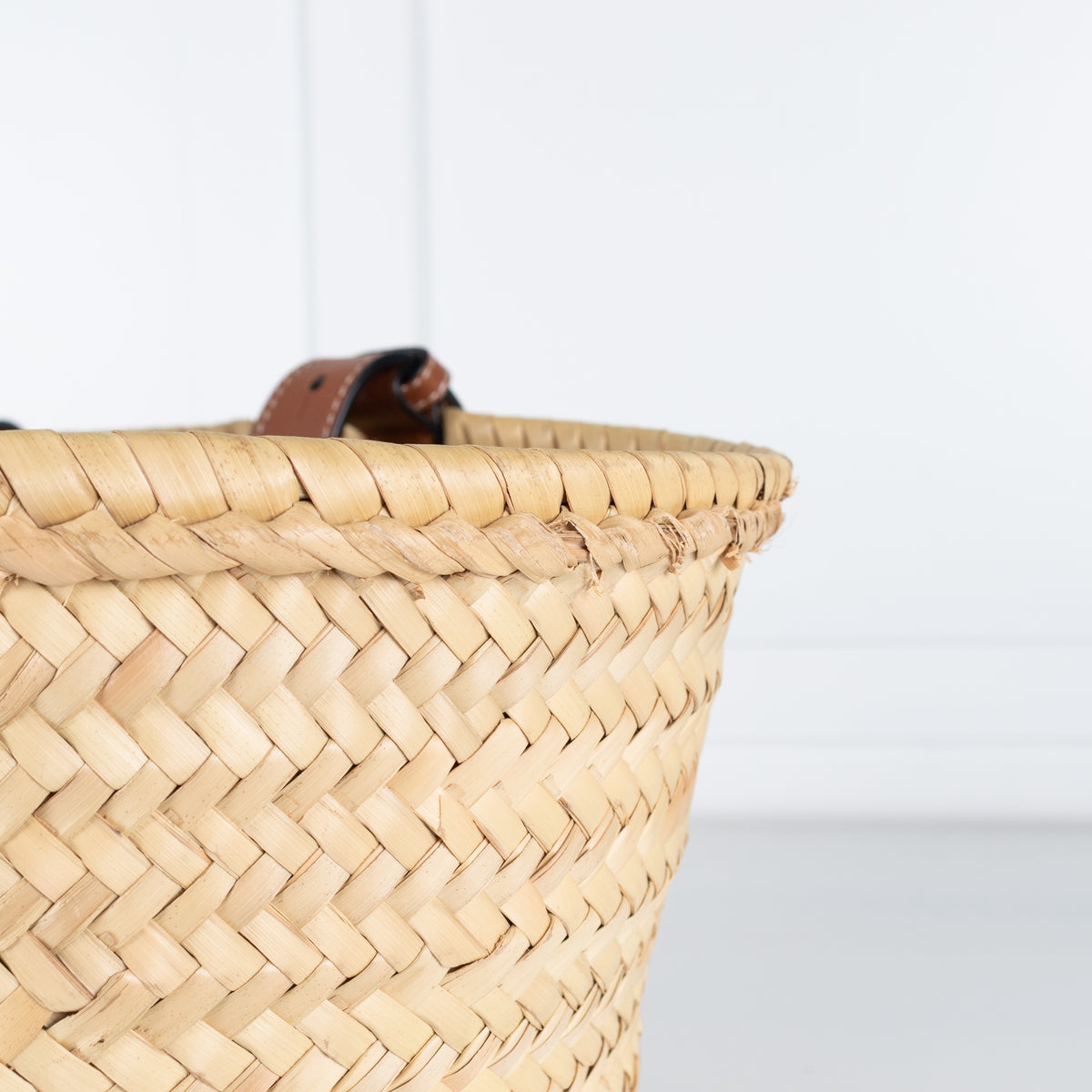 Loewe Medium Raffia Tan Anagram Tote