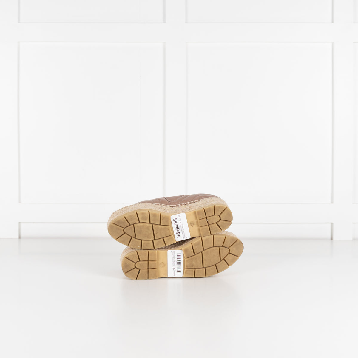 Gucci Beige Marmont Platform Espadrille