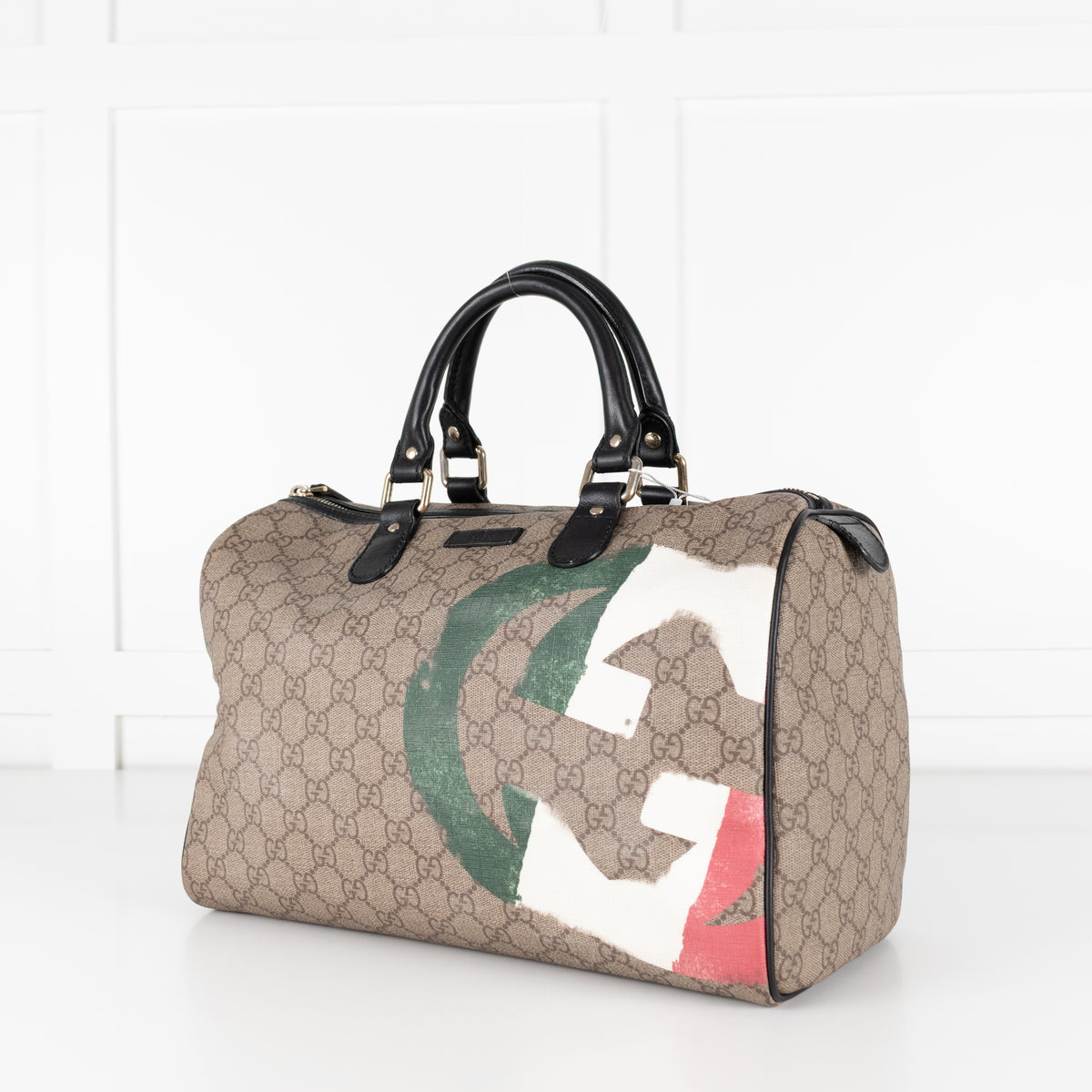 Gucci Medium GG Supreme Italian Flag Joy Boston Bag
