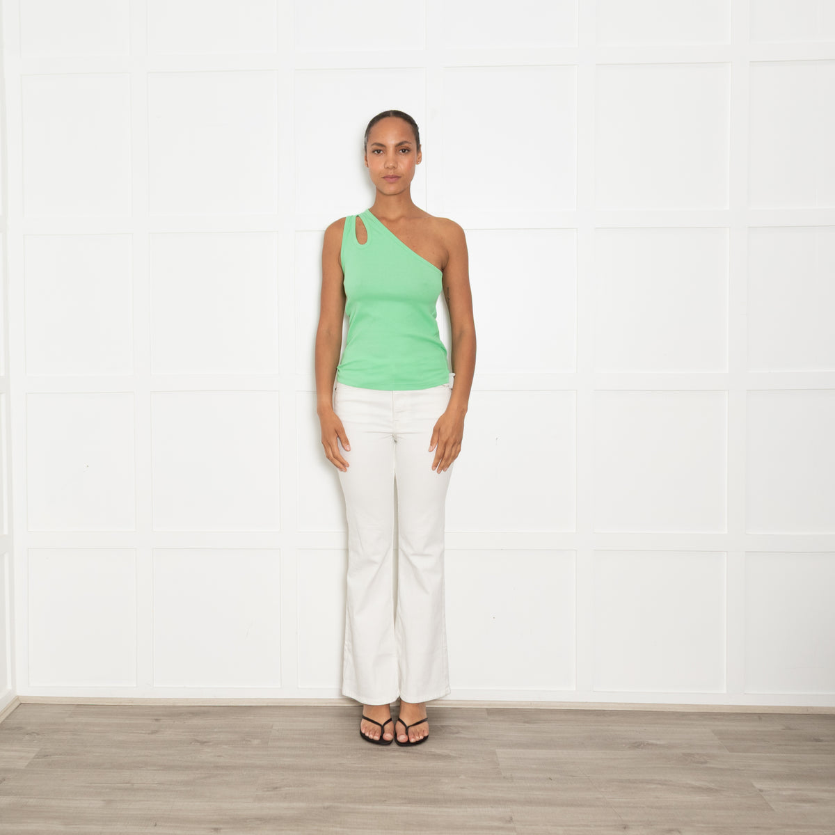 Remain by Birger Christensen Green Ribbed Vest