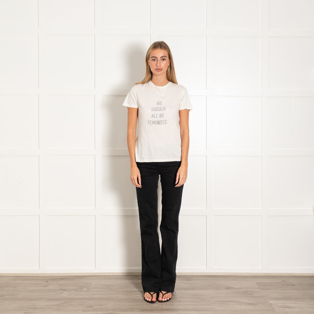 Christian Dior White Cotton Loose Fit T-shirt