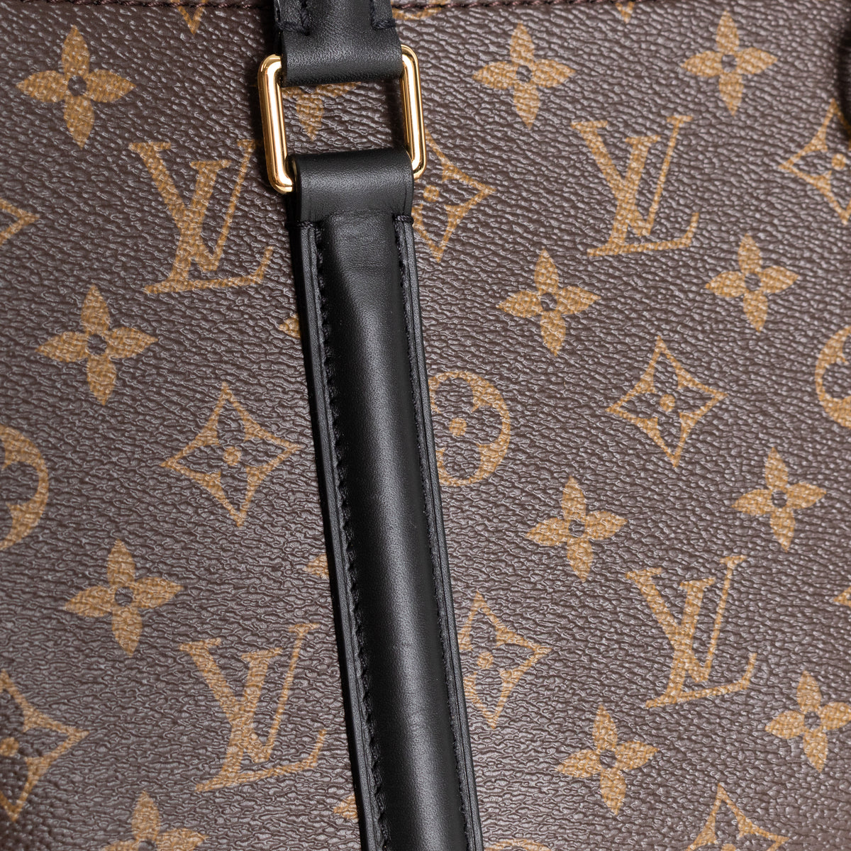 Louis Vuitton Brown Black Monogram Macassar Soufflot MM Handbag