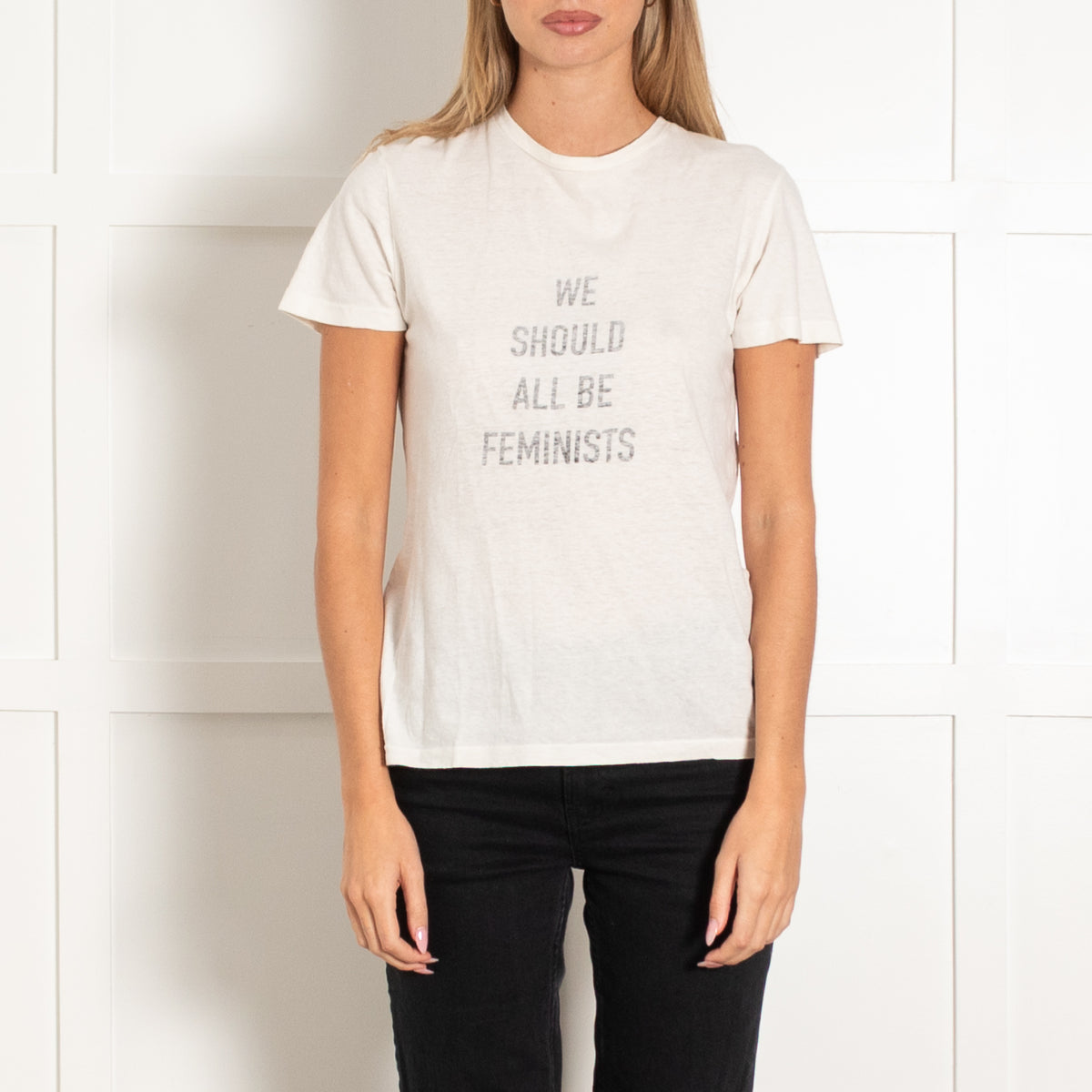 Christian Dior White Cotton Loose Fit T-shirt