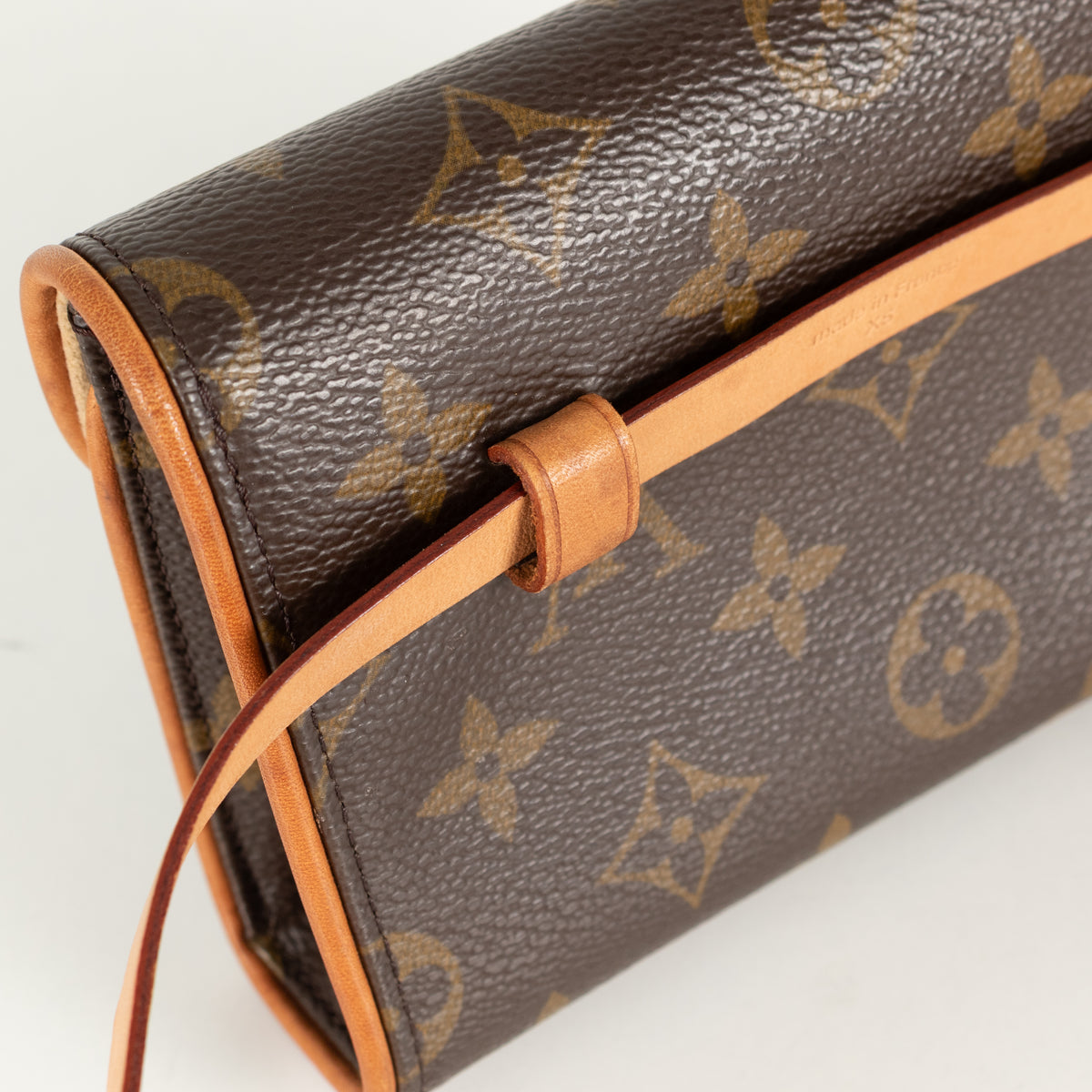 Louis Vuitton Brown Coated Canvas Florentine Belt Bag