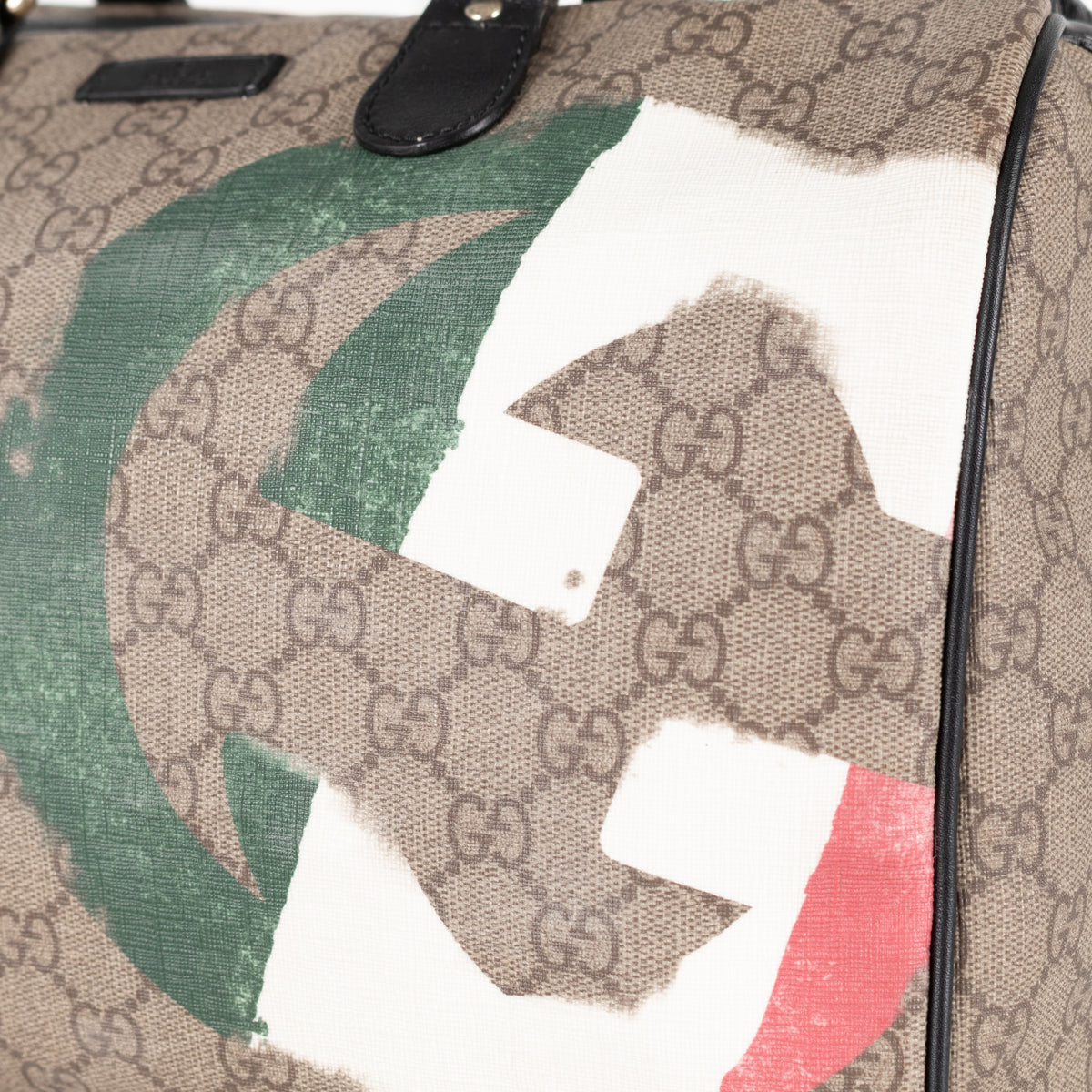 Gucci Medium GG Supreme Italian Flag Joy Boston Bag