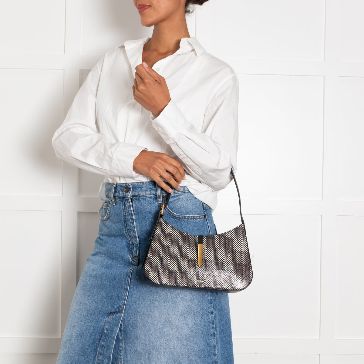 DeMellier Tokyo Dotted Shoulder Bag