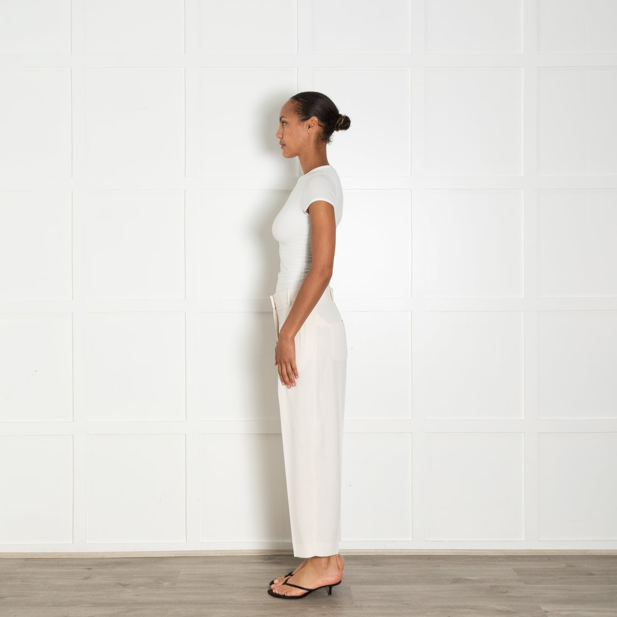 Day Birger Mikkelsen Cream Back Pocket Detail Trousers