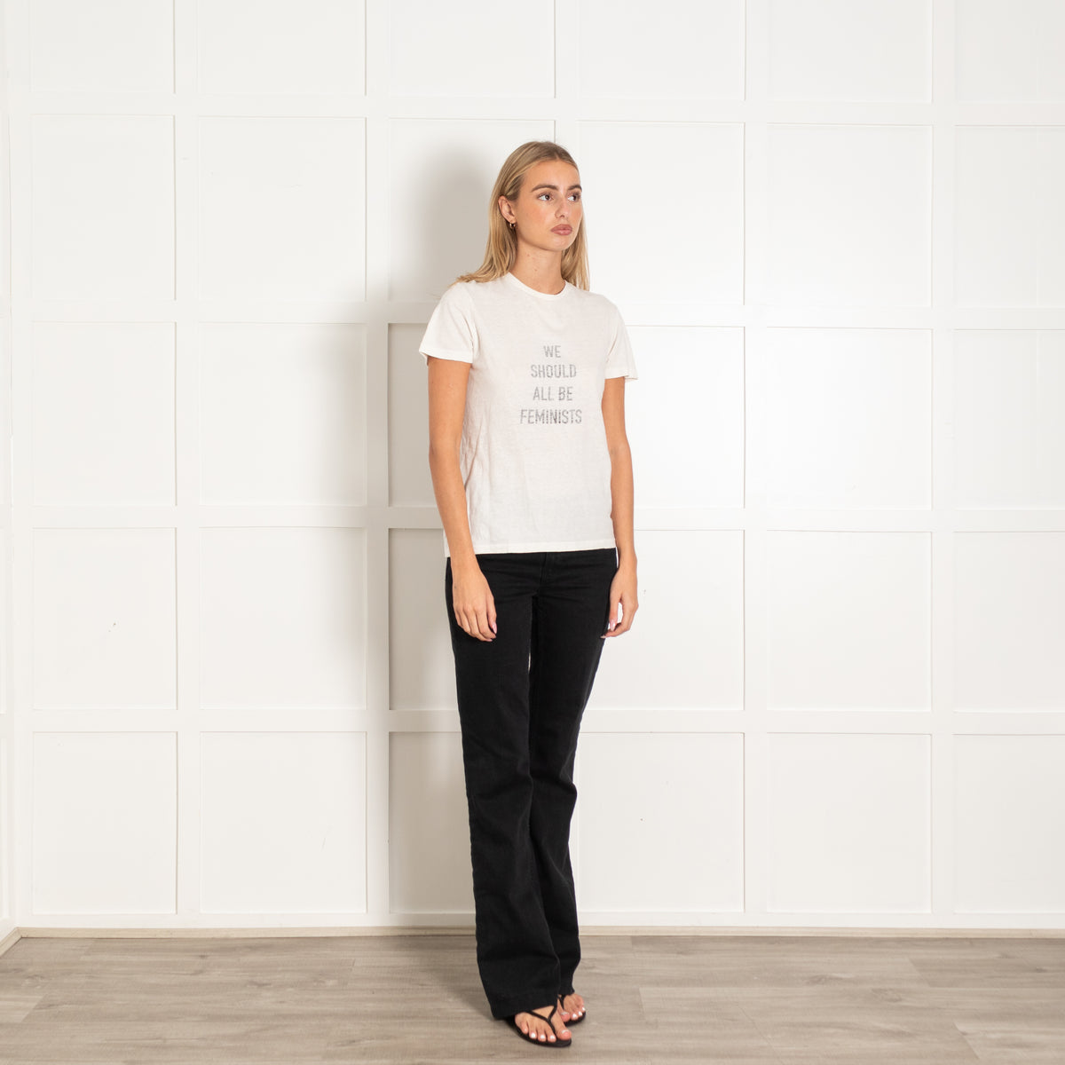 Christian Dior White Cotton Loose Fit T-shirt