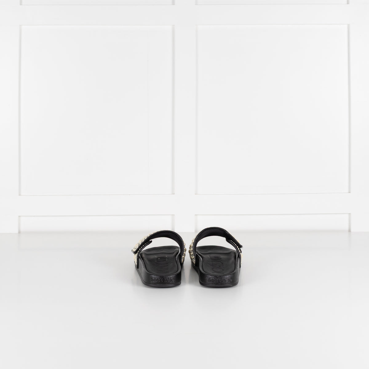 Jimmy Choo Black Fitz Slider