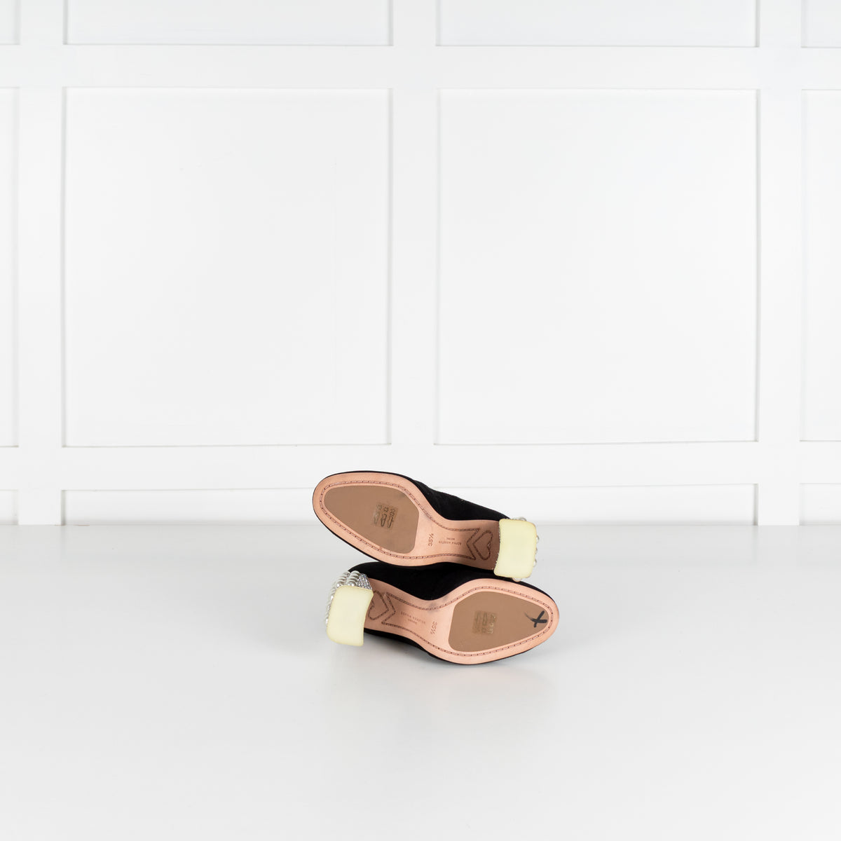 Sophia Webster Felicity Pearl & Diamond Block Heeled Boots