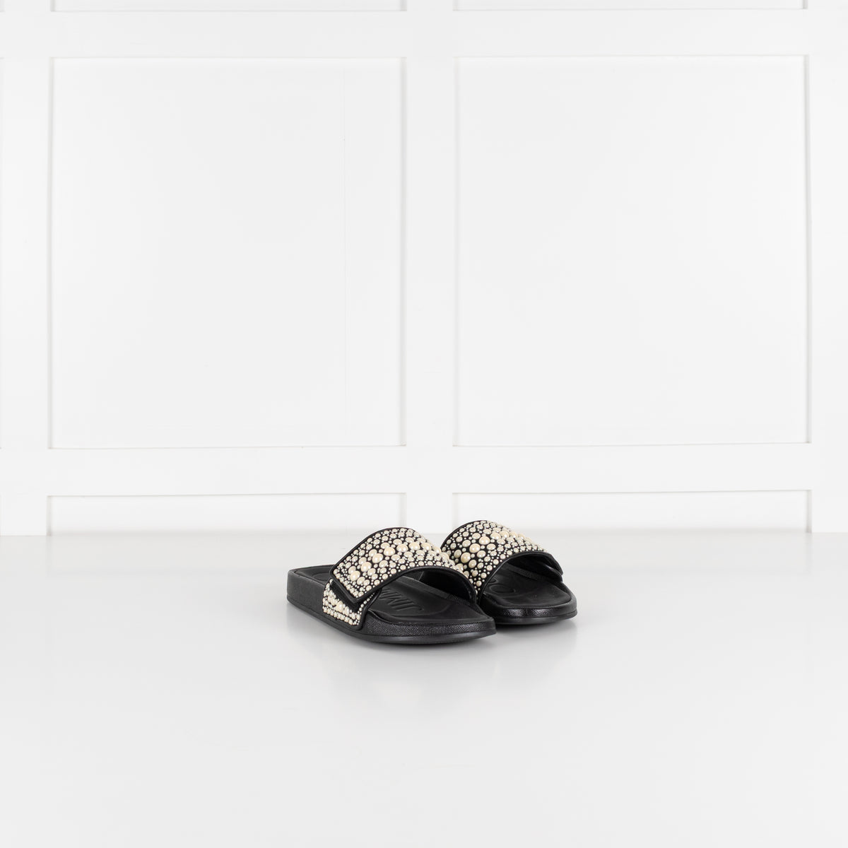 Jimmy Choo Black Fitz Slider