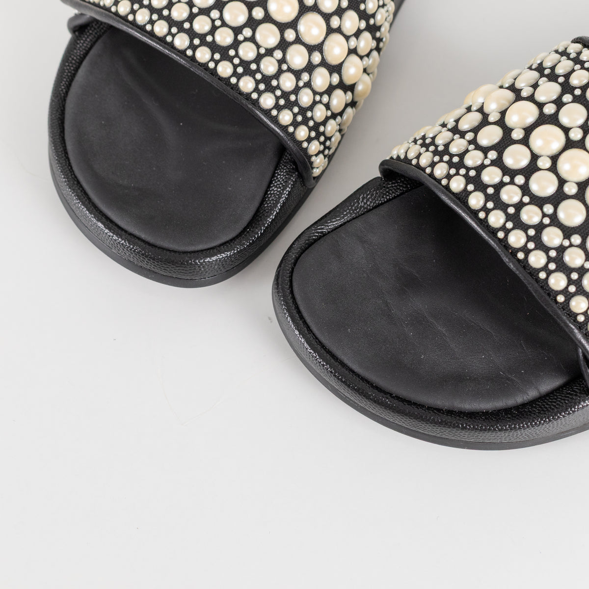 Jimmy Choo Black Fitz Slider