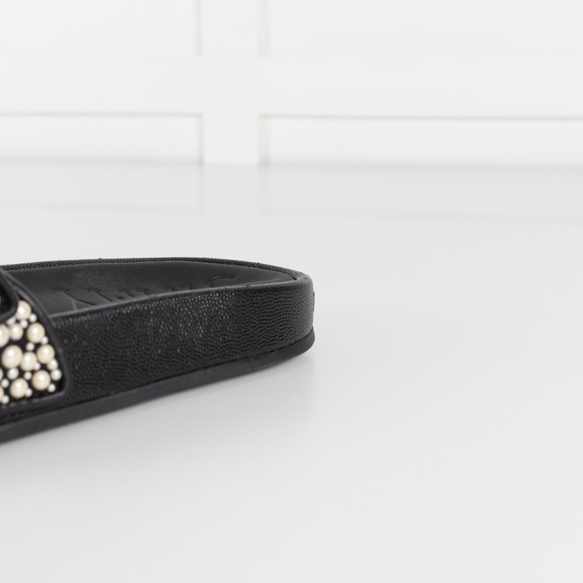 Jimmy Choo Black Fitz Slider