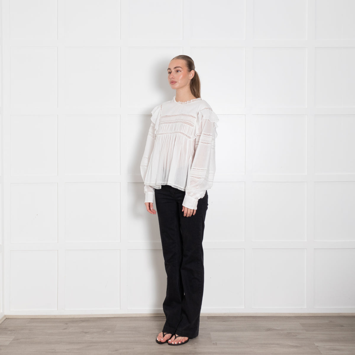 Isabel Marant Etoile Ganaei White Blouse