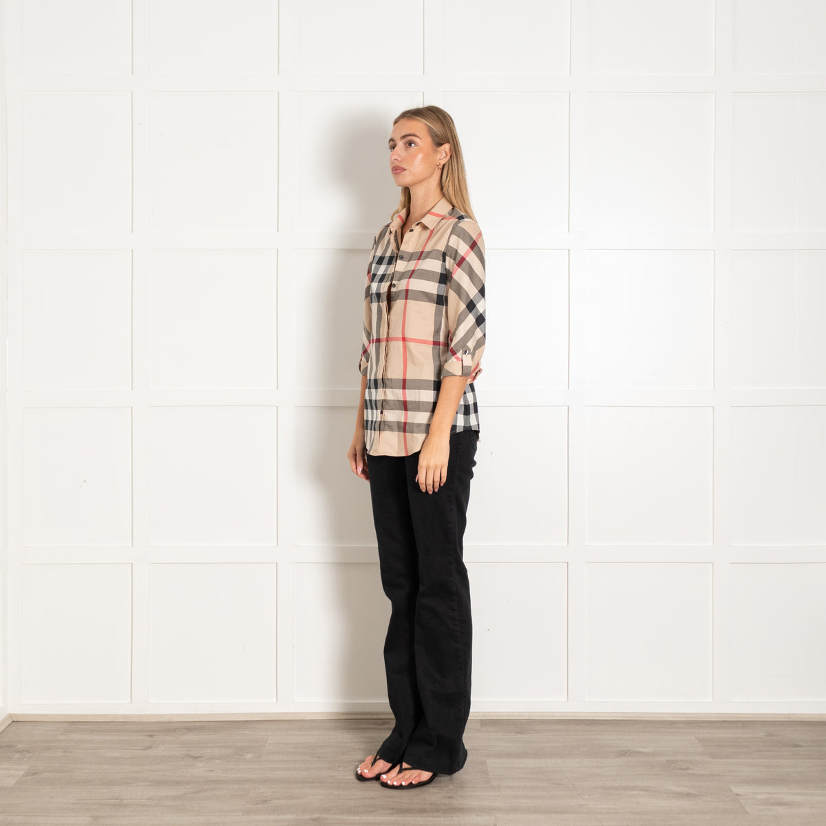 Burberry Beige Red Nova Check Shirt