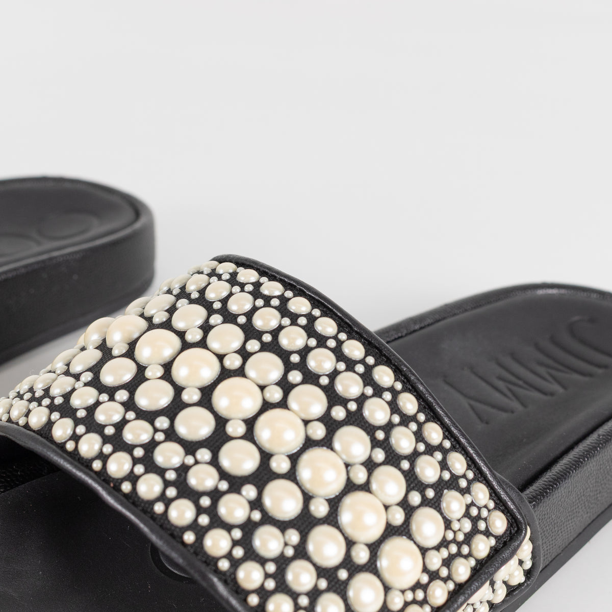 Jimmy Choo Black Fitz Slider