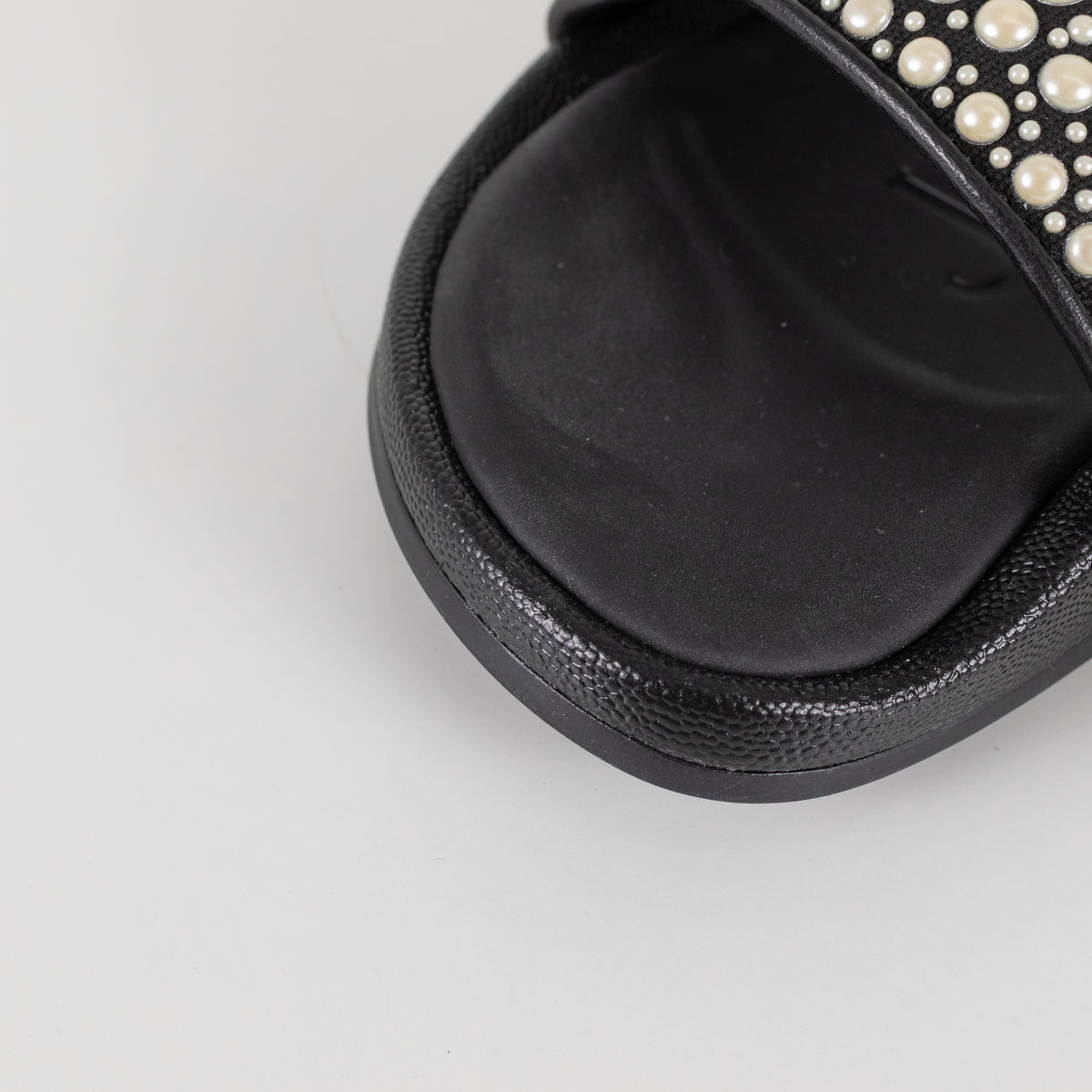 Jimmy Choo Black Fitz Slider