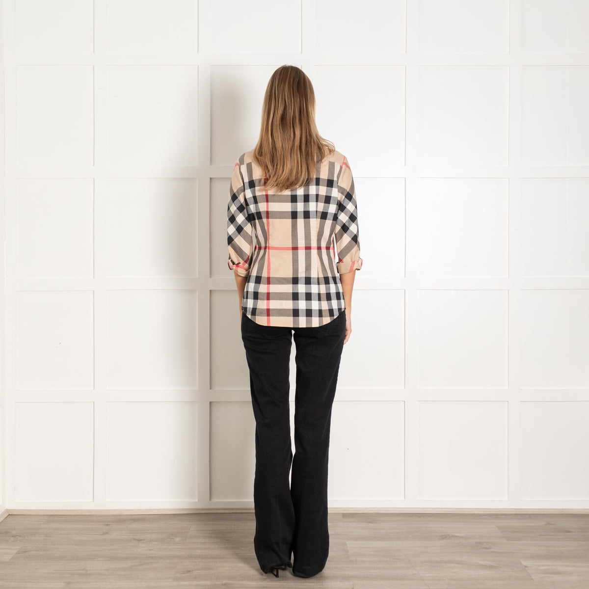 Burberry Beige Red Nova Check Shirt