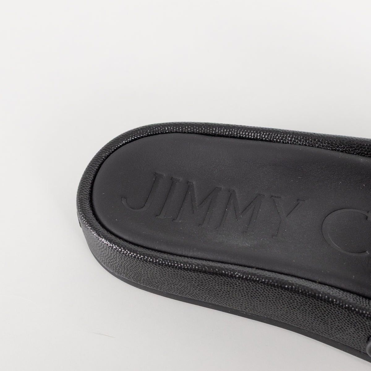 Jimmy Choo Black Fitz Slider