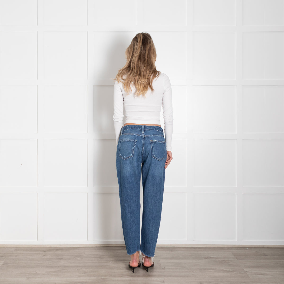 Frame Blue Raw Edge Le Original Jeans