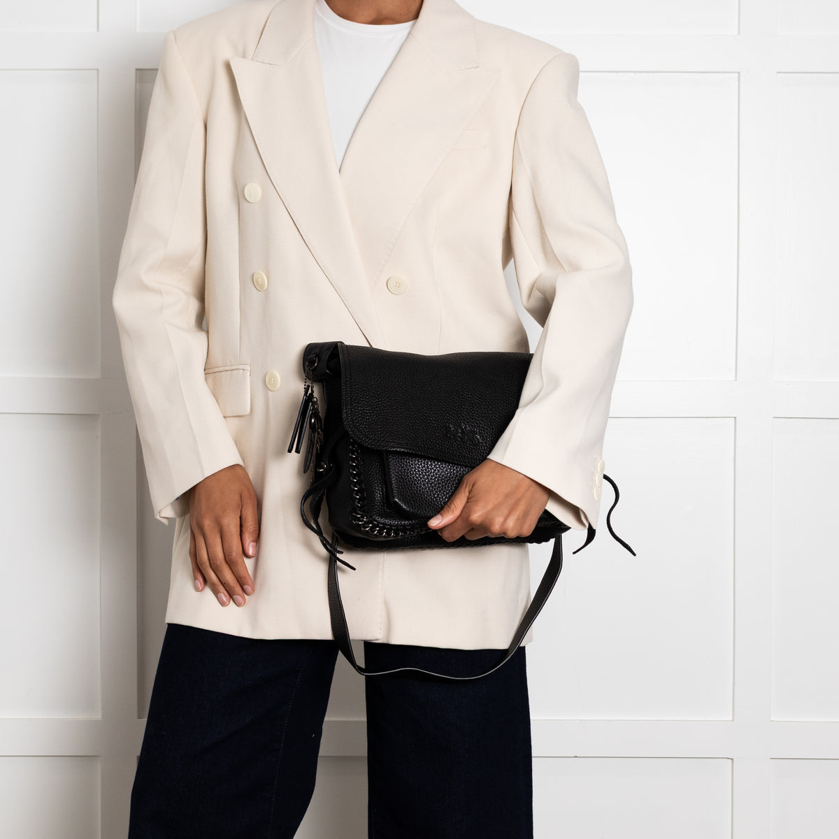 Coach Black Dakota Leather Shoulder Bag