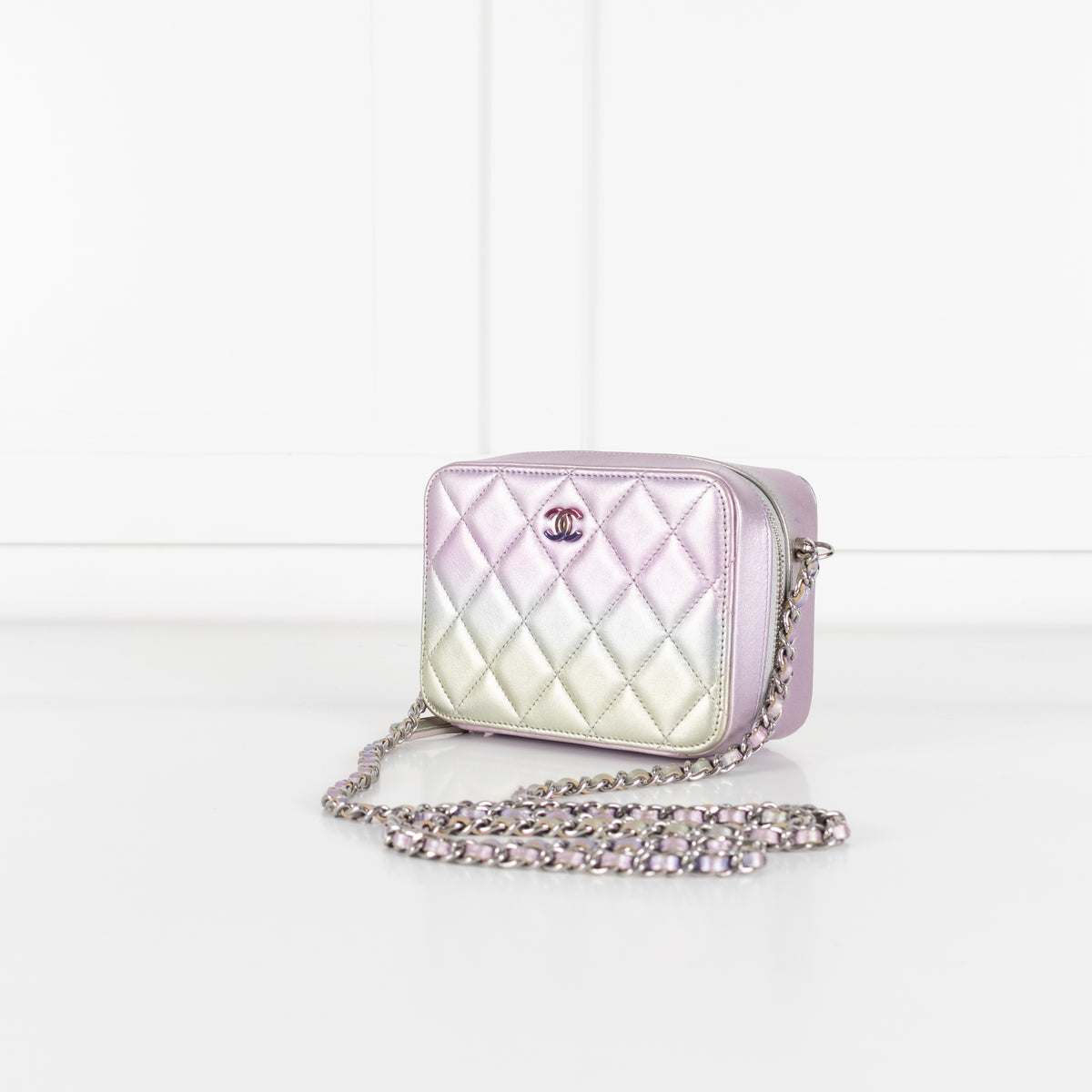 Chanel Coco Mark Iridescent Lambskin Camera Bag