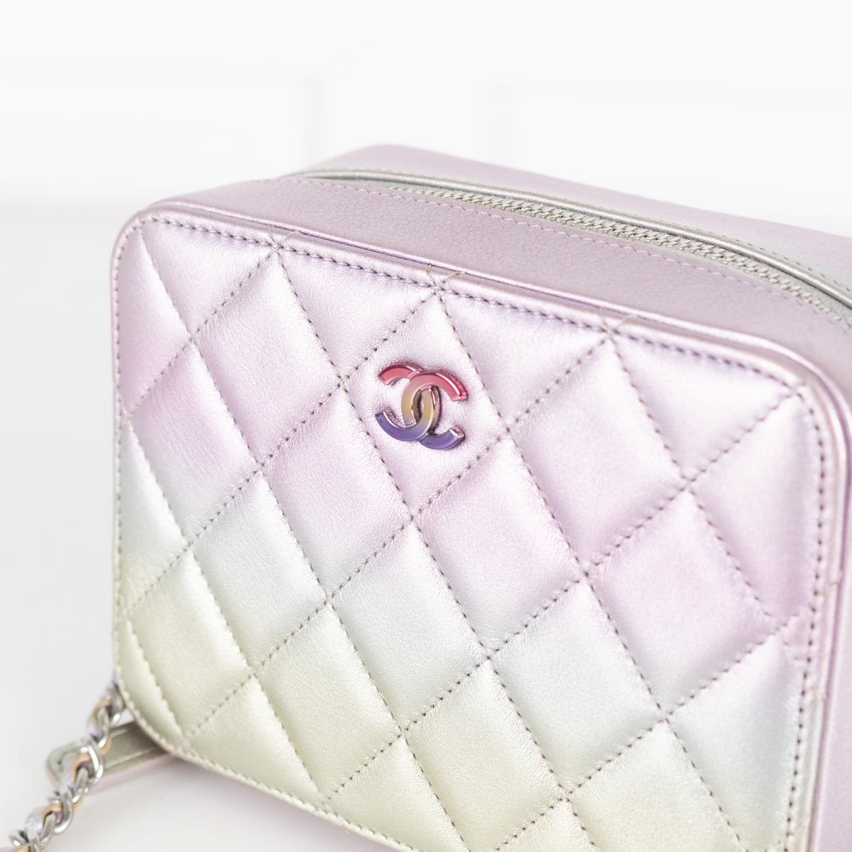 Chanel Coco Mark Iridescent Lambskin Camera Bag