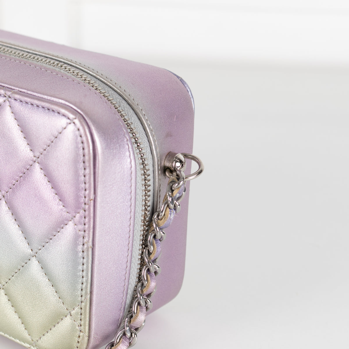 Chanel Coco Mark Iridescent Lambskin Camera Bag
