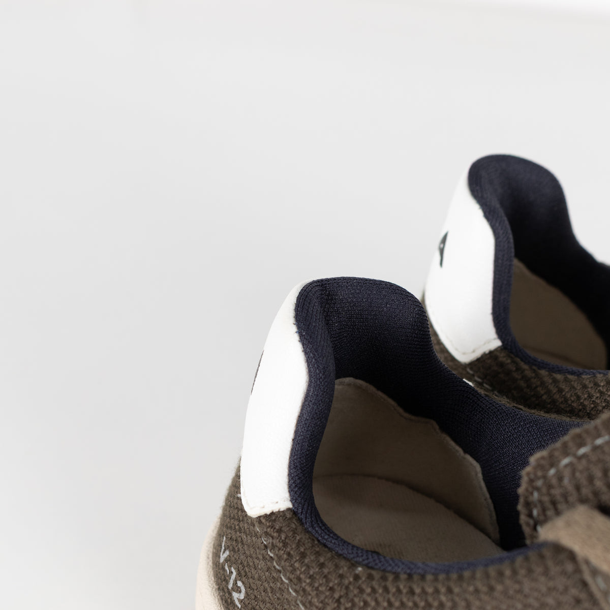 Veja V-12 Mesh Olive And White Trainers