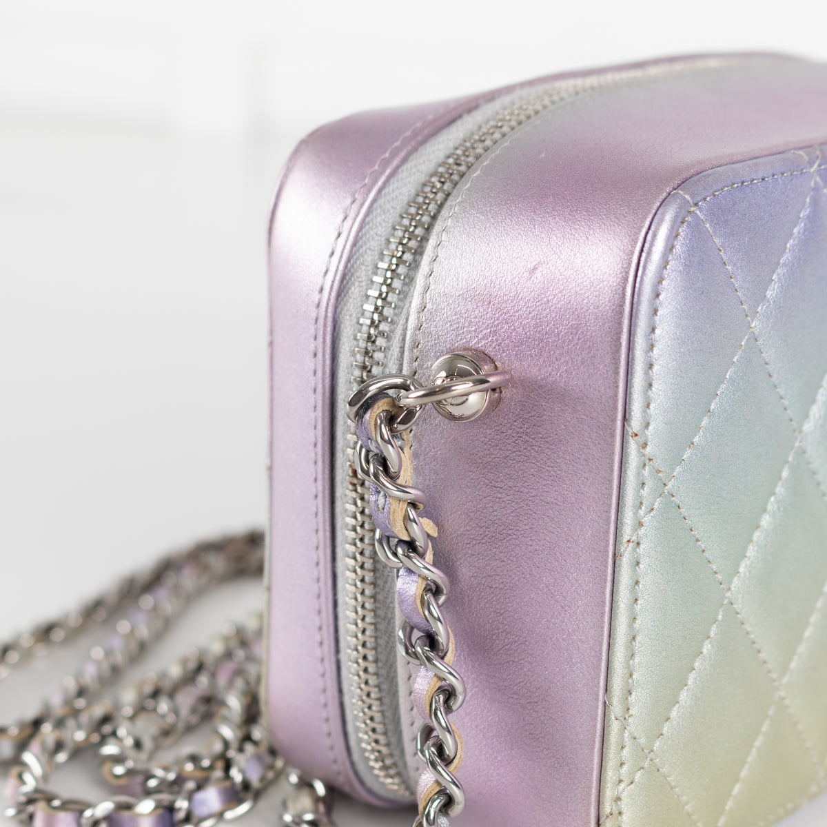 Chanel Coco Mark Iridescent Lambskin Camera Bag