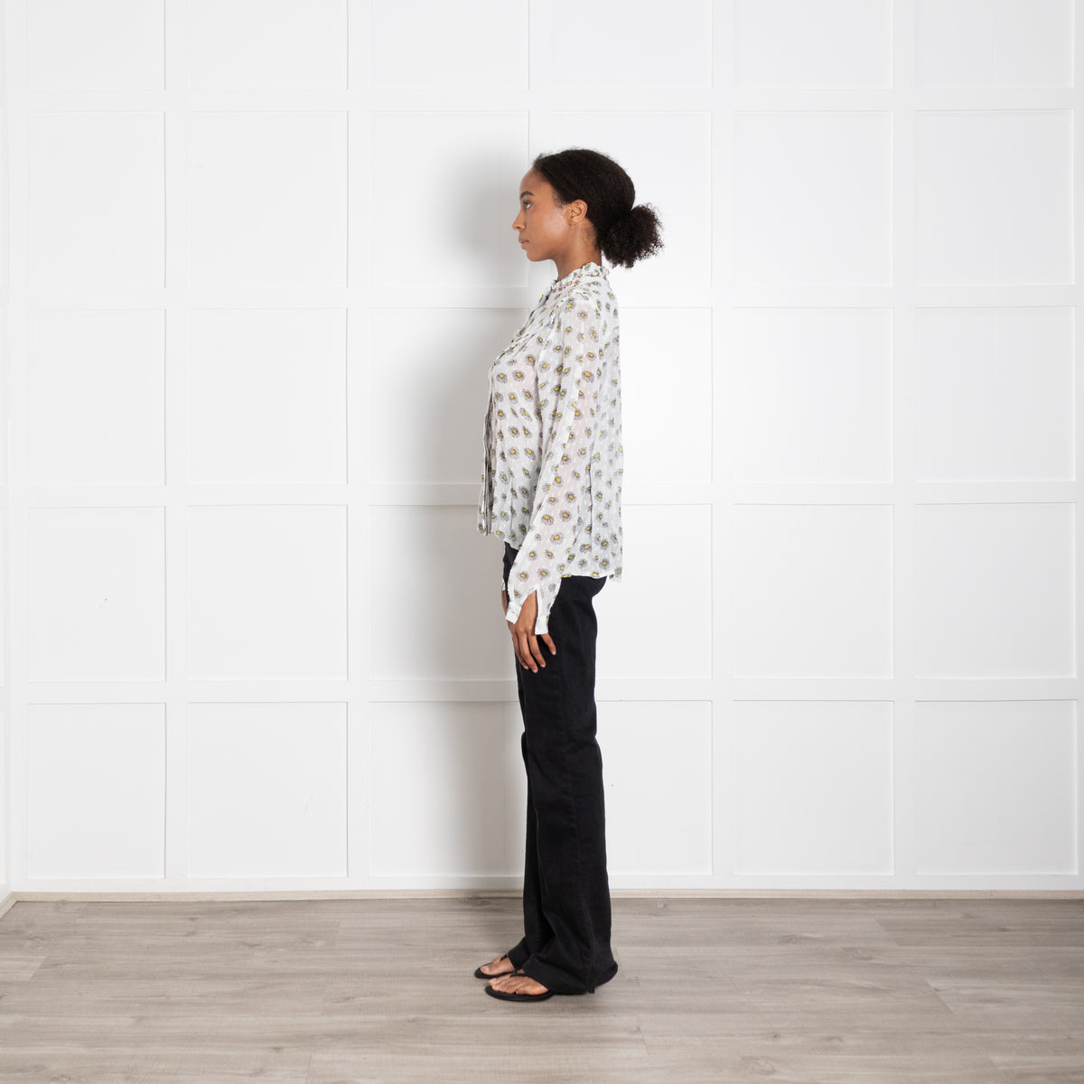Essential Antwerp Psychology Daisy Print Jewelled Shirt