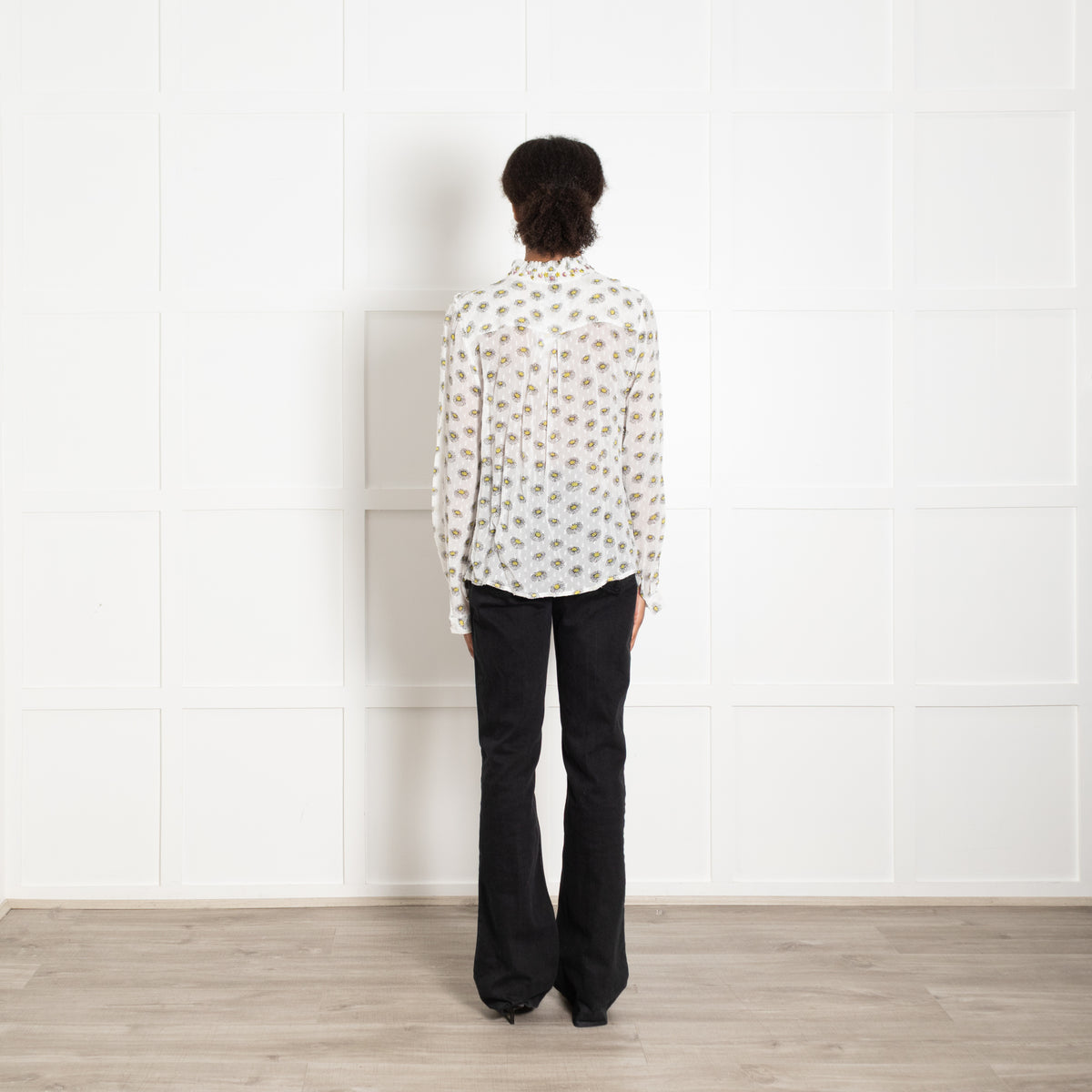Essential Antwerp Psychology Daisy Print Jewelled Shirt