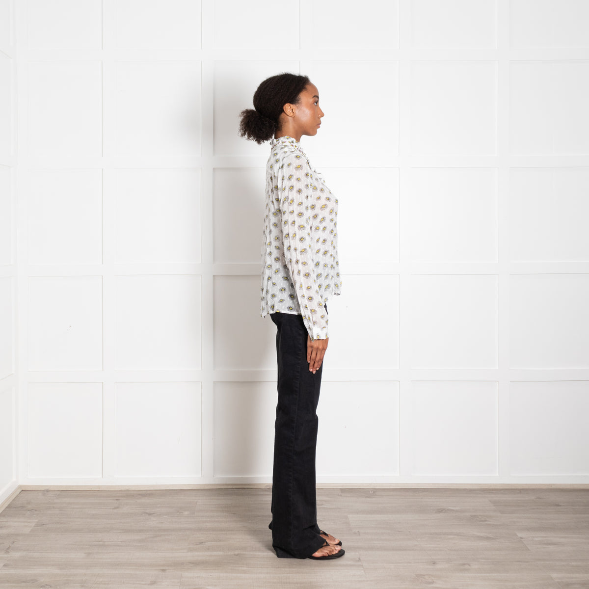 Essential Antwerp Psychology Daisy Print Jewelled Shirt