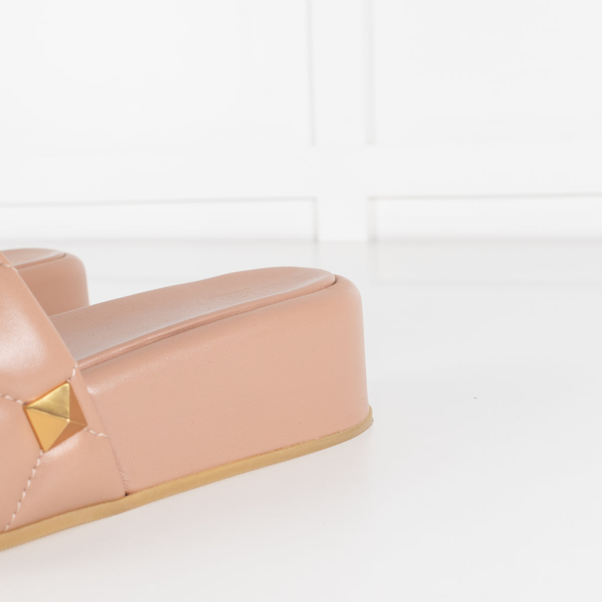 Valentino Garavani Rose Studded Flatform Sliders