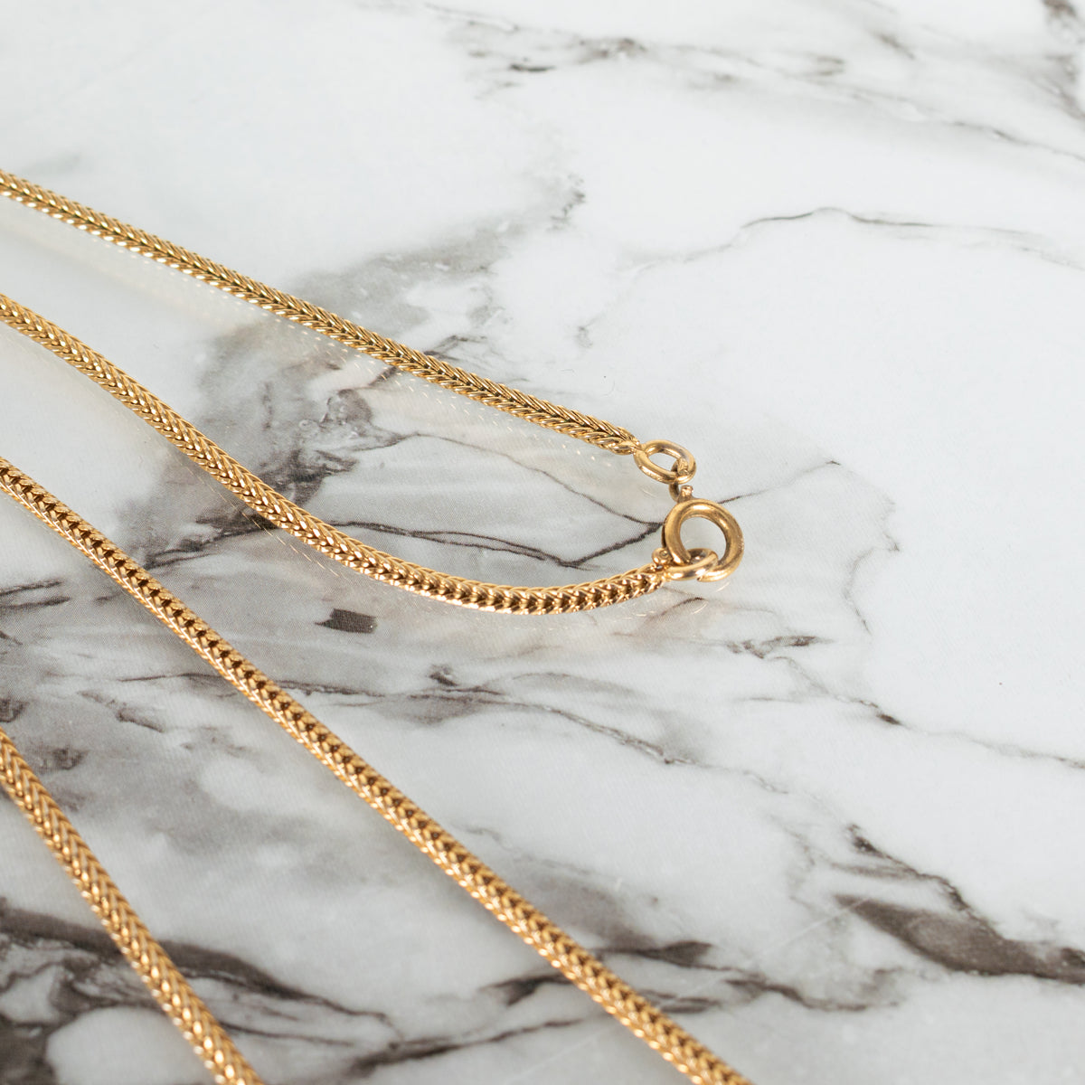 Chanel Gold Tone Coco Mark Bamboo Necklace
