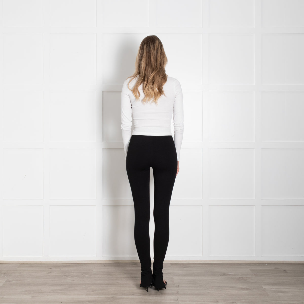 Toteme Black Zip Detail Leggings