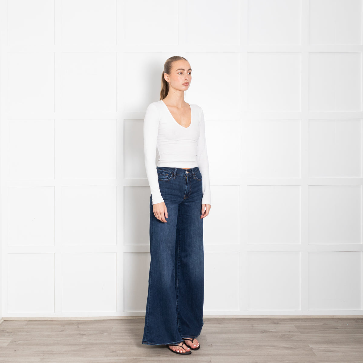 Frame Le Palazzo Wide Leg Jeans
