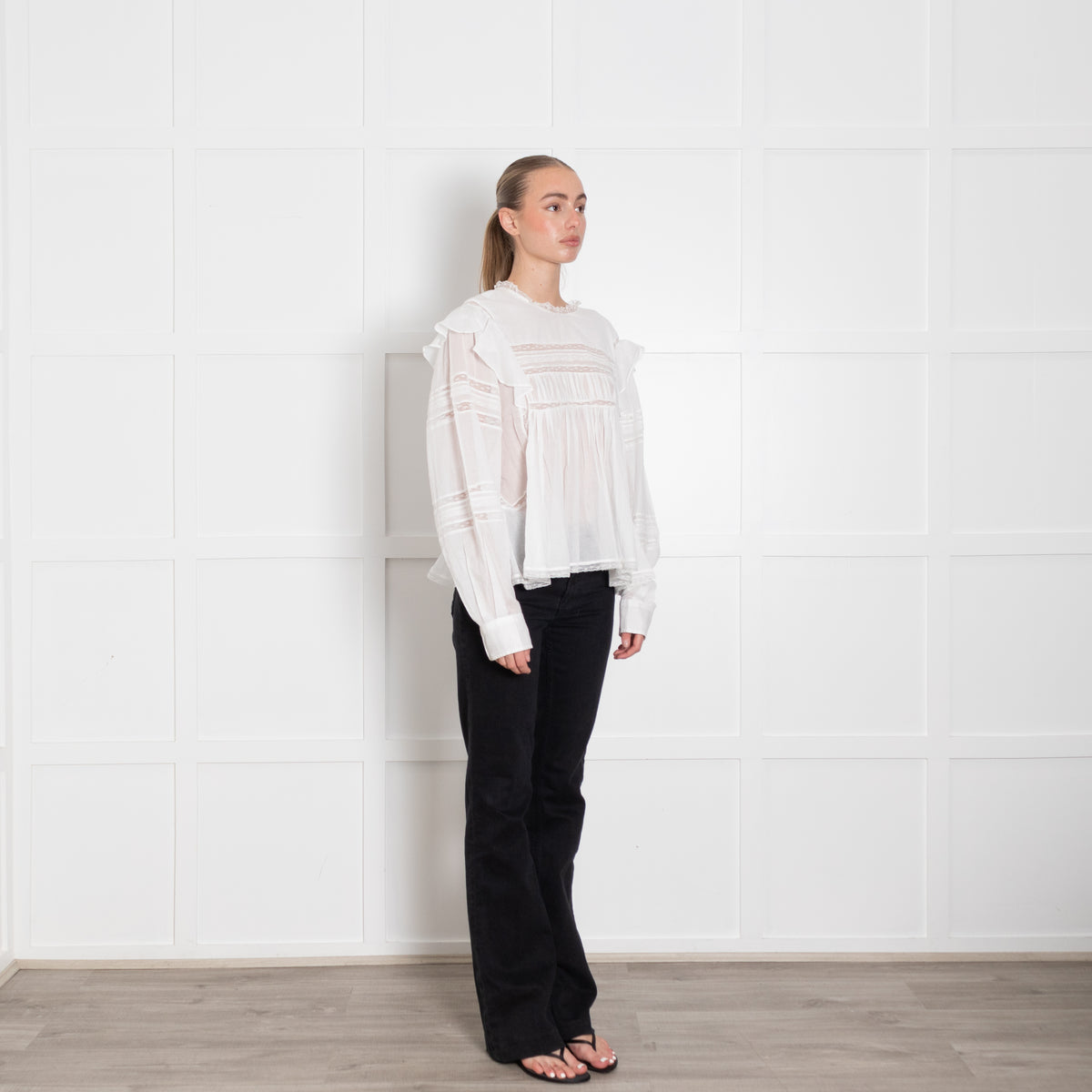 Isabel Marant Etoile Ganaei White Blouse