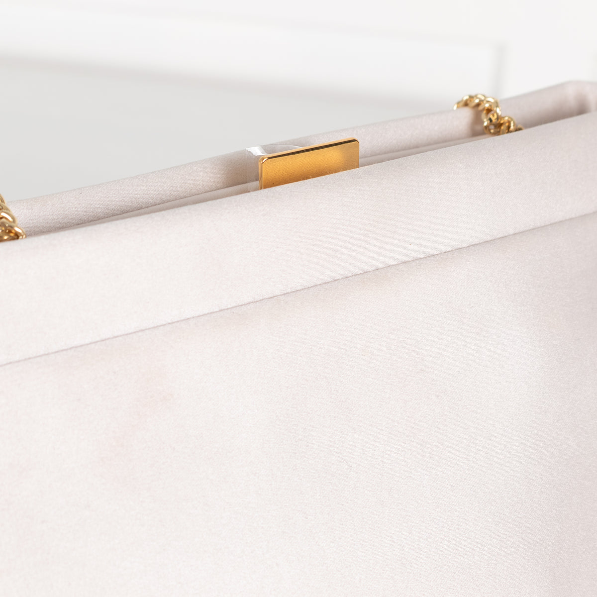 DeMellier Cannes Satin Clutch with Crystals