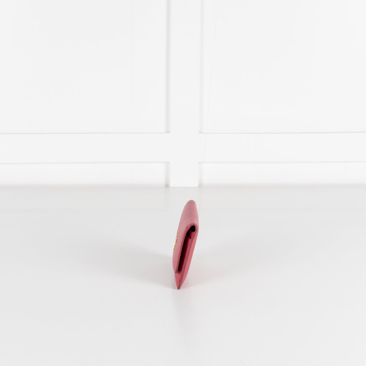 Prada Pink Saffiano Leather Key Holder
