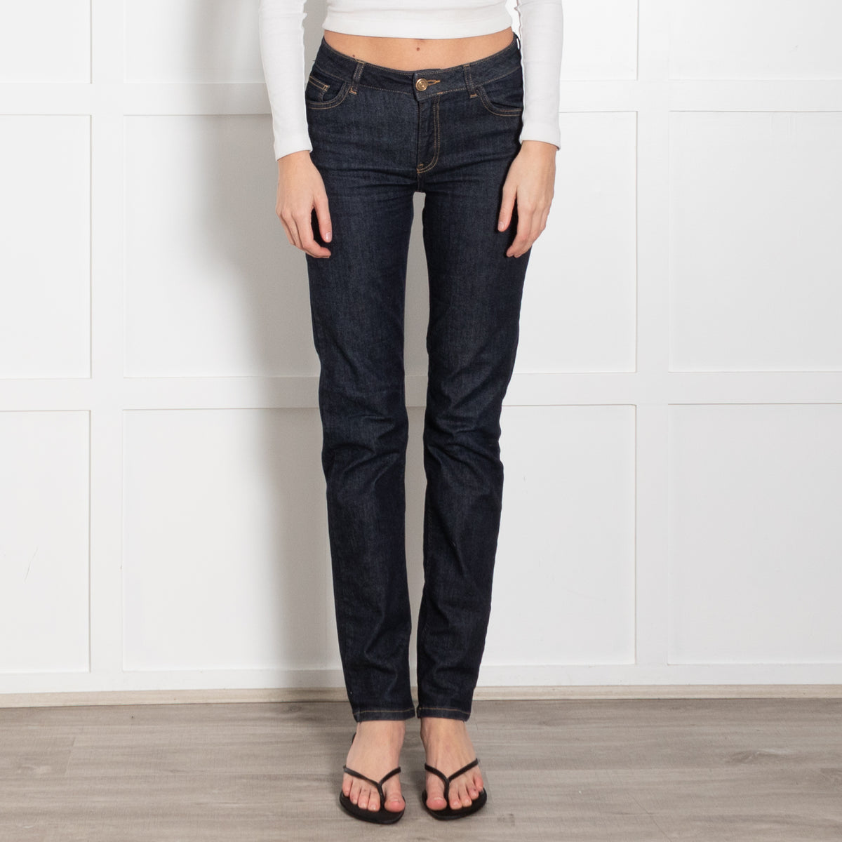 Mos Mosh Dark Blue Slim Leg Jeans