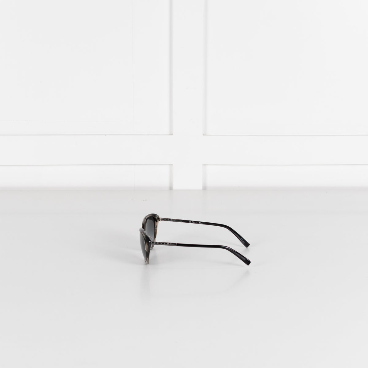 Dior Grey Tortoiseshell Cats Eye Sunglasses
