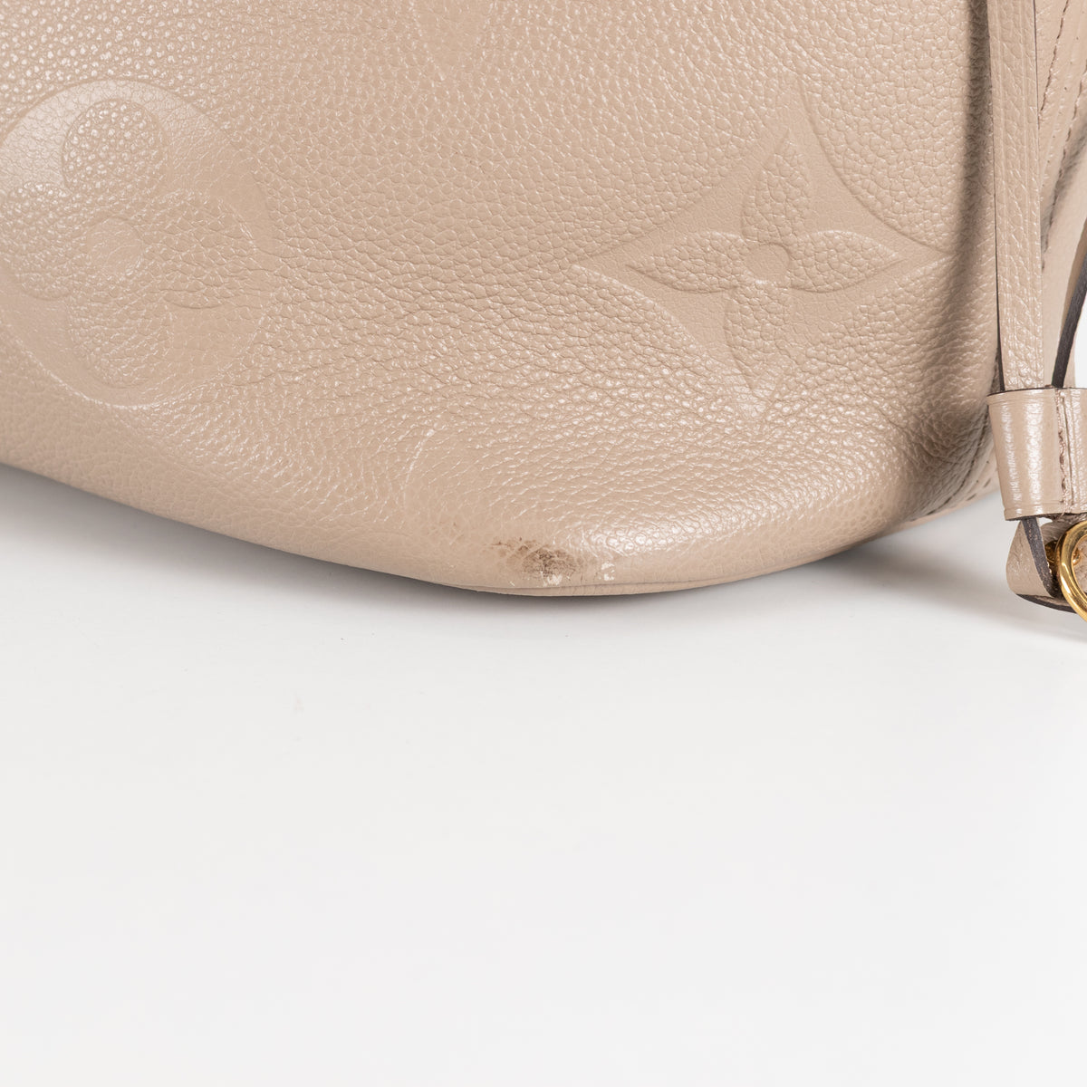 Louis Vuitton Beige Embossed Monogram Neverfull MM bag