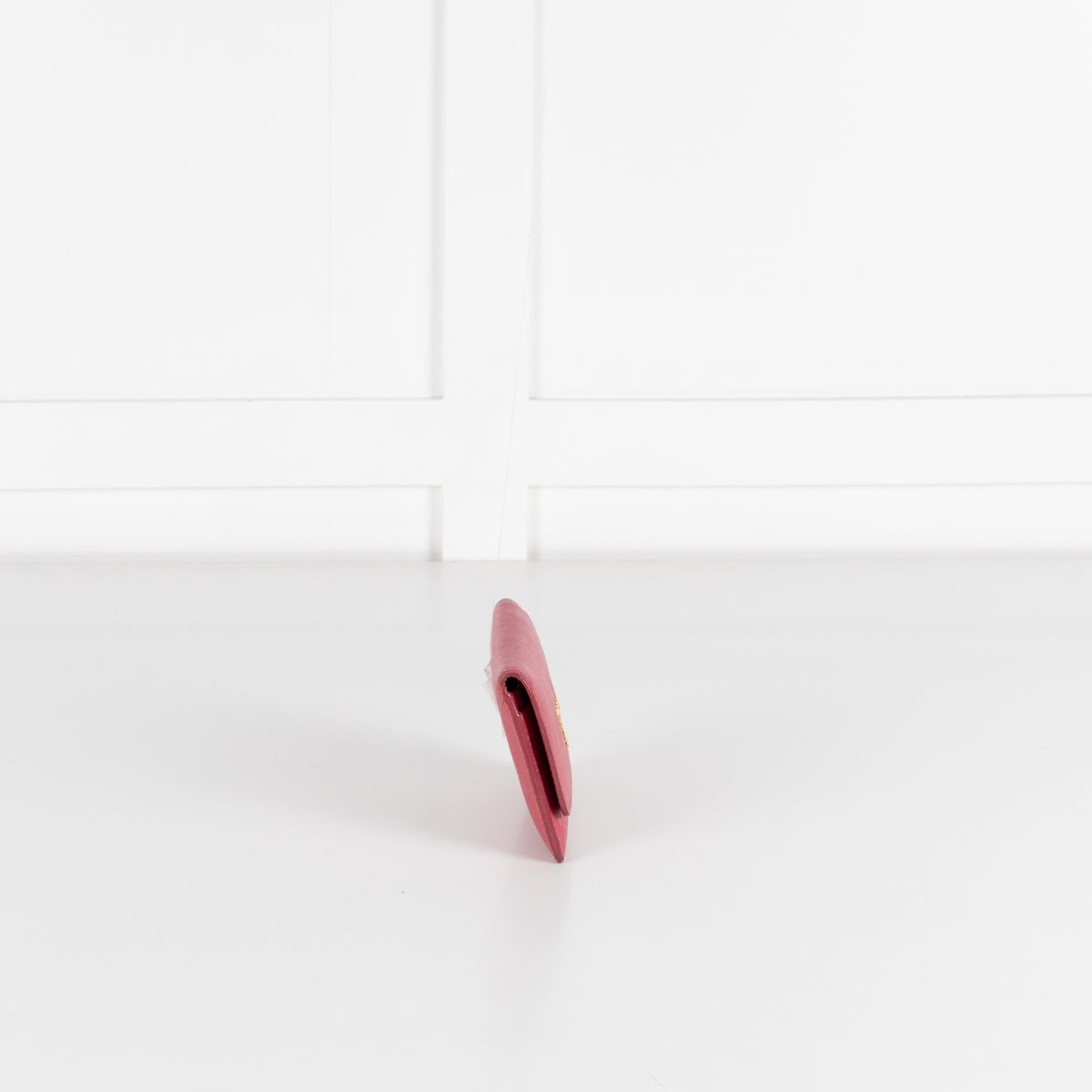 Prada Pink Saffiano Leather Key Holder