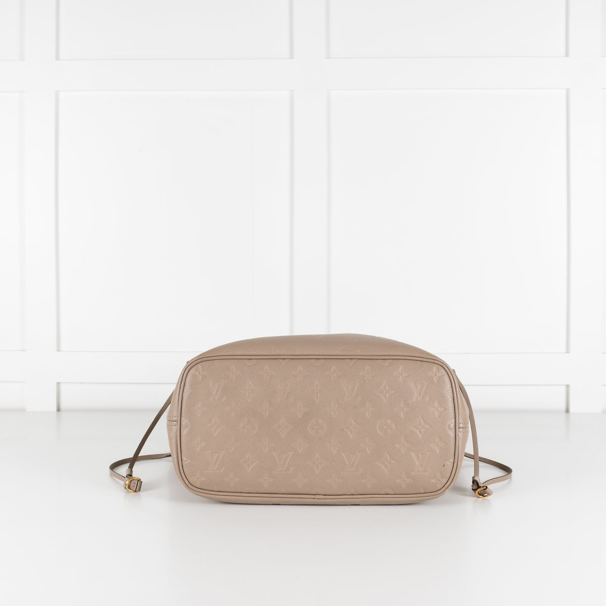 Louis Vuitton Beige Embossed Monogram Neverfull MM bag